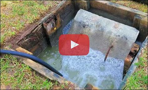 cleaning out septic distribution box|how to unblock septic leach.